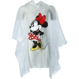 Disney Minnie Mouse Adult Vinyl Rain Poncho One Size Brand New